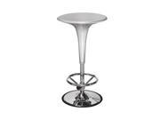 LumiSource Gelato Bar Table Silver BT GELATOLM SV