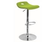 LumiSource Surf Wood Barstool Green BS SURF WD G