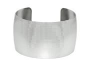 Metro Jewelry Stainless Steel Wide Cuff Bangle