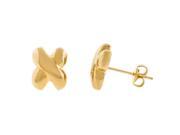 Metro Jewelry Sterling Silver Gold Plated Earrings