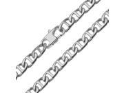 Metro Jewelry Stainless Steel mariner Link Bracelet