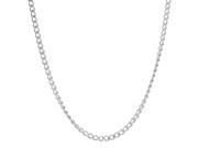 Metro Jewelry 3.0 mm Curb Chain in Stainless Steel