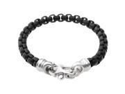 Metro Jewelry Stainless Steel Bracelet Black Ip 9 Length