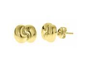 Metro Jewelry Sterling Silver Gold Plated Earrings