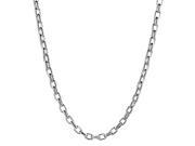 Metro Jewelry Stainless Steel Thin Rolo Necklace