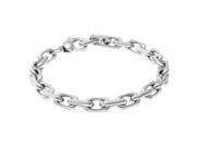 Metro Jewelry Stainless Steel Cable Link Bracelet