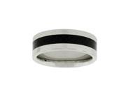 Men s 8mm Cobalt Ring with Carbon Fiber Center Sizes 8 12
