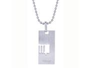 Metro Jewelry Stainless Steel Virgo Horoscope Pendant Necklace