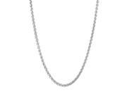 Metro Jewelry 3.0 mm Wheat Chain in Stainless Steel