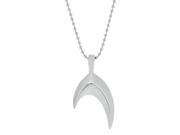 Metro Jewelry Stainless Steel Fish Tail Pendant Necklace