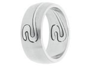 Metro Jewelry Stainless Steel Tribal Band Ring Size 5