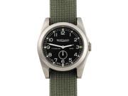 Bertucci A 3T Vintage 42 Men s Titanium Watch Drab Nylon Strap Black Dial 13300