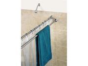 Shower Rod Dual Bars Great For Towels Chrome by Polder