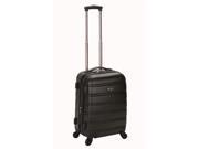 Melbourne 20 Inch Expandable ABS Carry On Fox Luggage Black