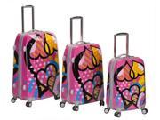 Three Piece Polycarbonate ABS Luggage Set by Fox Luggage
