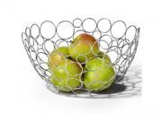 Circles Chrome Fruit Bowl by Spectrum