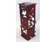 Mahogany Wine Rack 3 Layer Fuji by Proman