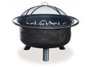 Bronze Scroll Fire Pit by Blue Rhino