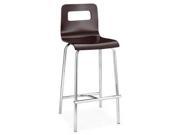 Zuo Modern Set of 2 Escape Barstools 30 Wenge by Zuo Modern