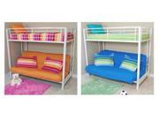 Futon Bunk Bed Metal by Walker Edison