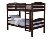 Twin Solid Wood Bunk Bed by Walker Edison