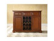 Alexandria Buffet Server Sideboard Cabinet with Wine Storage by Modern Marketing by Crosley