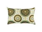 Greendale Home Fashions OC5811S2 SPRAY Rectangle Outdoor Accent Pillows Set of Two Spray