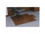 Bamboo Roll Up Chairmat 44 x 52 with lip