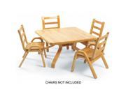 Square Naturalwood Collection Kids Table by Angeles