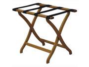 Luggage Rack with Sturdy Webbing by Wooden Mallet
