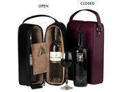 Genuine Leather Double Wine Presentation Case by Royce Leather