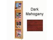 Slope Solid Wood Literature Rack Light Oak 8 by Wooden Mallet