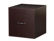 15 inch File Drawer Cube Espresso by Foremost