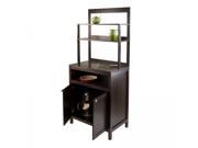 Jamie 2 Door Cabinet with Hutch by Winsome Trading