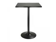 Obsidian Square Pub Table by Winsome Trading