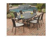 Stone Harbor 7PC Dining Set with Laguna Arm Chairs by Home Styles