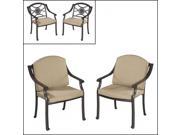 Covington Cushioned Arm Chair Pair by Home Styles