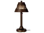 Java 30 Outdoor Table Lamp With Walnut Shade by Patio Living Concepts