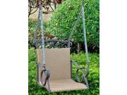 Valencia Resin Wicker Steel Single Chair Swing by International Caravan