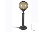 Moonlite 35 Moon Globe Style Outdoor Table Lamp With White Body Globe by Patio Living Concepts