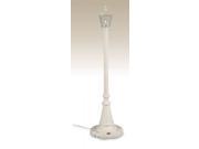 Cambridge 80 Single Lantern Patio Lamp With WhiteTexture Finish by Patio Living Concepts