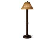 Java 60 Outdoor Floor Lamp With Antique Honey Shade by Patio Living Concepts