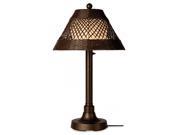 Java 34 Outdoor Table Lamp With Walnut Shade by Patio Living Concepts