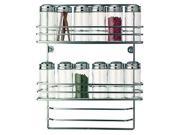 Spice Rack Set 12 Bottles with Wall Rack by RSVP