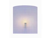 Lite Source Wall Sconce Polished Steel Frost Glass Shade LS 1693PS FRO