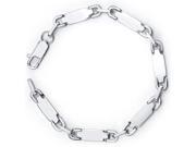Masculine and Distinctive Stainless Steel Fancy Heavy duty Link Bracelet for Men