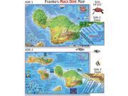 Franko Maps Maui Dive Map for Scuba Divers and Snorkelers