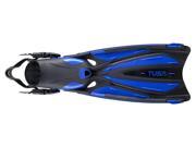 Tusa SF 22 Solla Open Heel Scuba Diving Fins Cobalt Blue Large XLarge