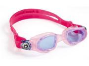 Aqua Sphere Moby Kids Swim Goggles w Blue Tint Pink Great for Swimming