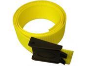 Storm 60in Weight Belt with Plastic Buckle for Freediving and Scuba Yellow